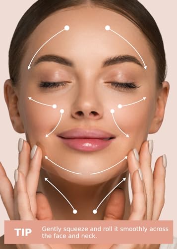 BE+WANTS Bewants Neck Lifting & Firming Cream with Centella Asiatica | Vegan Hyaluronic Acid | Neck Firming Cream Tightening Lifting Sagging Skin with Gua Sha Roller | Korean Skincare | 1.7 fl oz