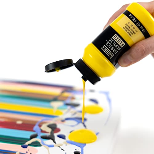 Liquitex BASICS Acrylic Fluid Paint, 250ml (8.5-oz) Bottle, Gold