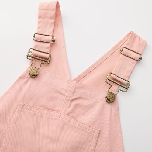 GRANDWISH Girls Lusty Gallant Bib Overalls with Adjustable Shouler Strap, Size 6