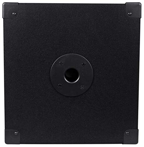 Rockville RBG10S Powered PA Subwoofer, Compact, 10", 1200W, Deep Bass, Variable Crossover, Built-in Limiter, Pole Mount, Perfect for DJ, House Parties