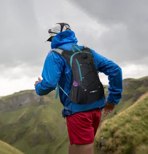 Lightweight Hydration Backpack, Running Backpack with 2L Water Bladder, Hydro Water Daypack for Cycling Hiking Rave for Men Women