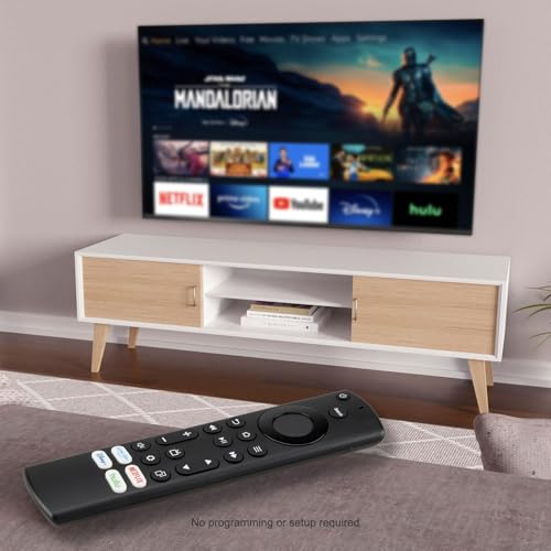 IDGPUW 2 Pack Replacement Remote for Insignia, Toshiba or Pioneer Smart TVs, Requires Compatible Fire Smart TV