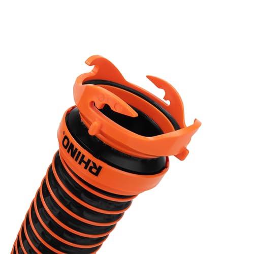 Camco RhinoEXTREME 20' RV Sewer Hose Kit – Premium Sewer Kit — Pre-Assembled & Ready-to-Use — Includes 4-in-1 Dump Station Adapter & Storage Caps — Crush & Abrasion Resistant (21012)