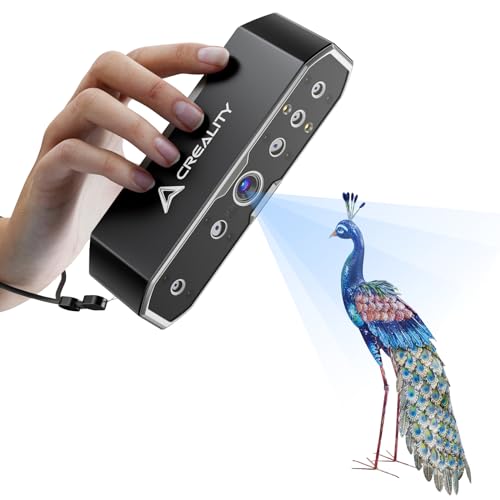 Creality 3D Scanner CR-Scan Otter for 3D Printing, 3D Printer Scanner 20fps with Four-Lens Stereo Vision, 10-2000mm Scanning Range, Anti-Shake Tracking, 0.02mm Accuracy for mac OS/Windows