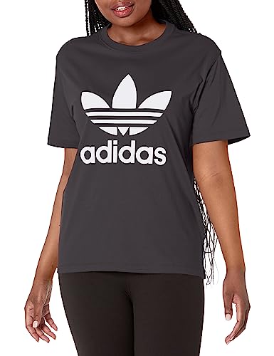 adidas Originals Women's Adicolor Classics Trefoil T-Shirt, Black, XX-Small
