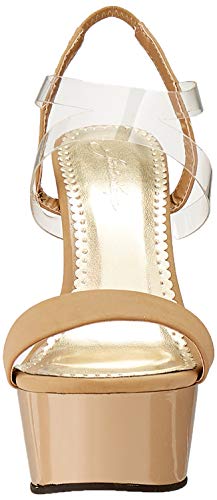 Johnathan Kayne Women's Suntan Sandal, Taupe, 11 M US