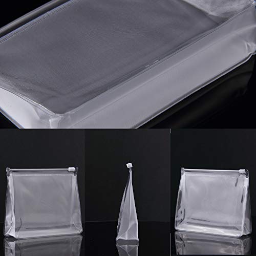 Arroyner 15 PCS Mini Clear Makeup Bag Small Clear Plastic Cosmetic Bags with Zipper Travel Toiletry Makeup Bag