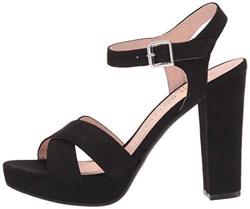 Chinese Laundry Women's Always Heeled Sandal, Black, 11