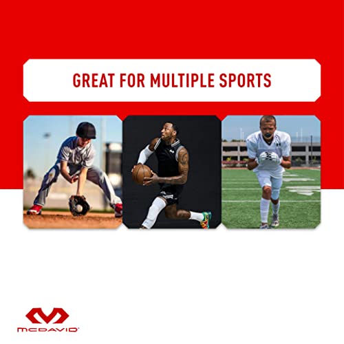 McDavid Knee Brace, Maximum Support with Polycentric Hinges & Cross Straps, Comfortable Compression & Extra Stability, Black, S