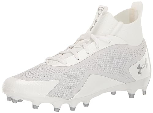 Under Armour Women's Glory 2 MC, (101) White/White/Red, 11, US