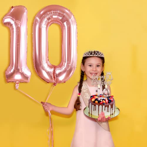 75th Birthday Decorations For Women, Include 75th Birthday Sash and Tiara, Birthday Cake Topper and Number 75 Candles, 75 Balloons, 3D Birthday Card, 75th Birthday Gifts Women
