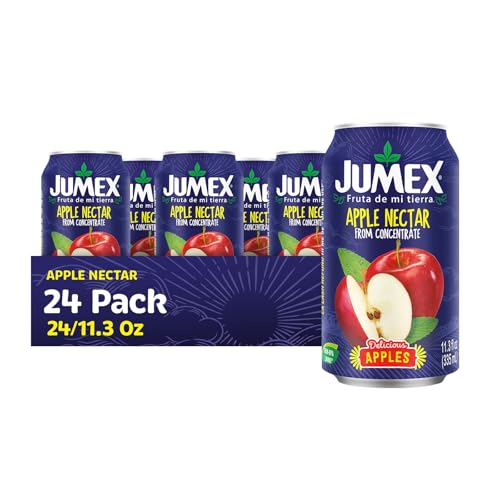 Jumex Strawberry Banana Nectar Juice - Made with Fresh Fruit Puree - Tropical Fruit Juice Concentrate for Smoothie Mix, Cocktail Mixers & Kids Drinks & Beverages - 11.3oz, 1 Pack Canned Drink