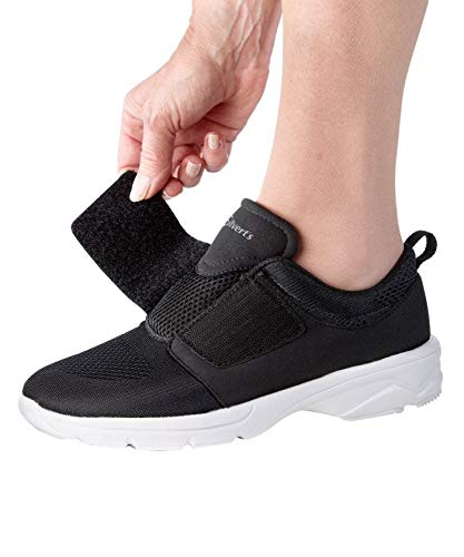 Silvert's Adaptive Clothing & Footwear Women’s Ultra Comfort Flex Neoprene Extra Wide Shoes for Seniors