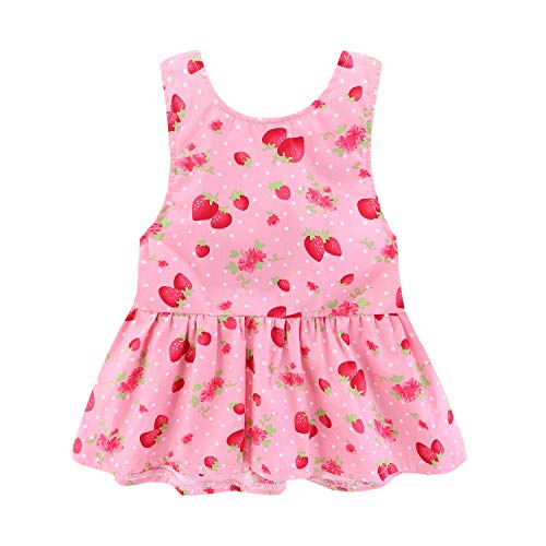 Mud Kingdom Pineapple Toddler Girl Short Set Backless 2T Fruit Pattern Pink