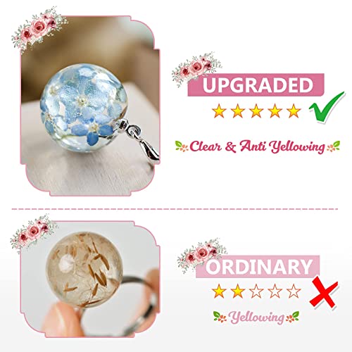 YIEHO 1000g UV Resin -Upgraded Crystal Clear Hard UV Fast Curing Epoxy Resin Supplies with Mat for Craft Jewelry Making 1KG