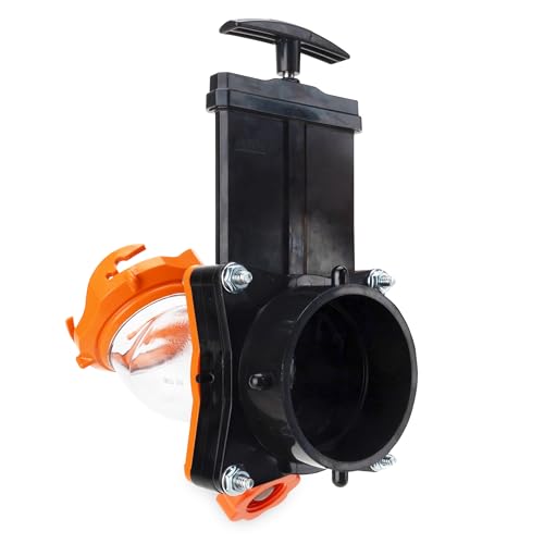 Camco Rhino Blaster RV Tank Rinser with Gate Valve & Backflow Preventer RV Accessories for Waste Tank Cleaning - Essential Camper Supplies for Odor Control and Sensor Maintenance - (39086)