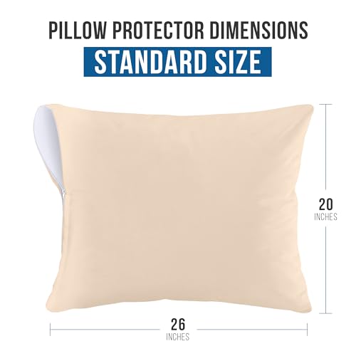 Utopia Bedding WaterThrow Pillow Protectors (No Pillow Inserts) with Zipper 20 x 20 Inches (Pack of 40, Gray), Outdoor Bed Couch Decorative Pillow Encasement Covers