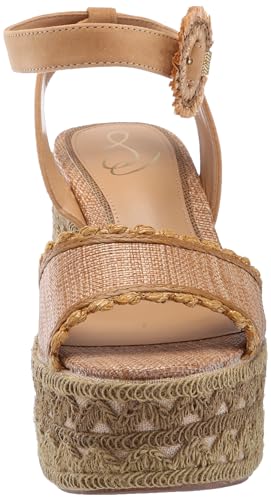 Sam Edelman Amber Wedge Sandal Terra Orange 10 Medium