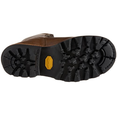 Chippewa Boots Men's Steel Toe Waterproof Lace Logger Work Boots Brown 9.5 W