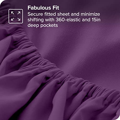 Bare Home Twin XL Sheet Set - College Dorm Size - Luxury 1800 Ultra-Soft Microfiber Twin Extra Long Bed Sheets - Deep Pockets - Easy Fit - Extra Soft - 3 Piece Set - Bed Sheets (Twin XL, Light Blue)