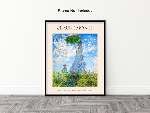 Poster Master Monet Poster - Bazille and Camille Print - Study for Déjeuner sur l'Herbe Art - Garden Art - Impressionism Art - Couple Art - Romantic Home or Office Wall Decor, 24x32 Unframed Wall Art