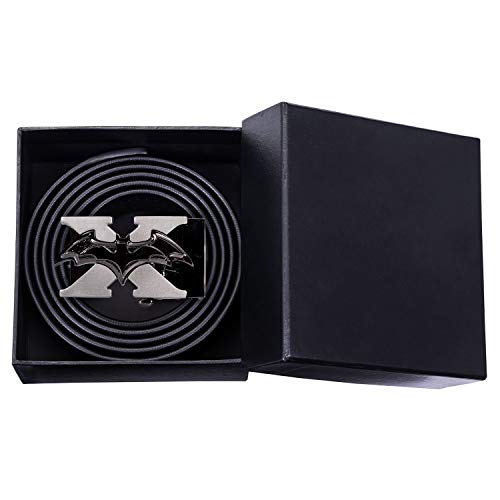 Dubulle Belt for Men Ratchet Buckle Automatic Designer Leather Belt Fashion Adjustable Sliding Removable Dress Casual