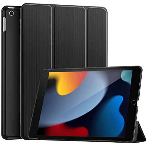 ProCase for iPad 10.2 Case iPad 9th 8th 7th Generation Case, Hard Back Protective Cover iPad Case for iPad 10.2 Inch – Black