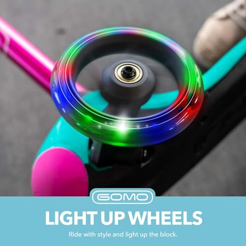 GOMO Three Wheel Scooter For Kids 2-5 Years Old - Toddler Scooter for Kids Ages 3-5 - Toddler Scooter 2 Year Old - 3 Wheel Scooter for Kids Ages 3-5, Kids Scooter for Boys & Girls Patinetas Para Niñas