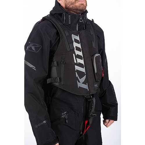 KLIM Atlas 14 Avalanche Airbag Snowmobile Vest Extra Small - Medium - Black - Castlerock