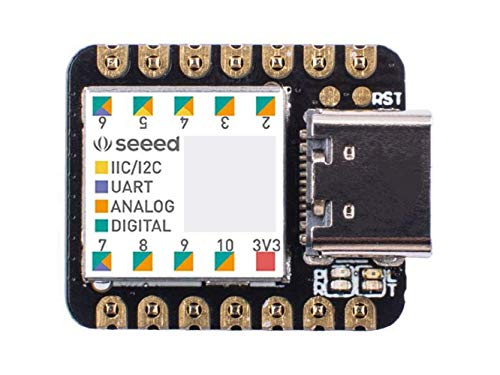 Seeed Studio XIAO SAMD21The Smallest Arduino Microcontroller Based on SAMD21,with Rich Interfaces, 100% Arduino IDE Compatible, desiged for Projects Need Arduino Micro, 1pc