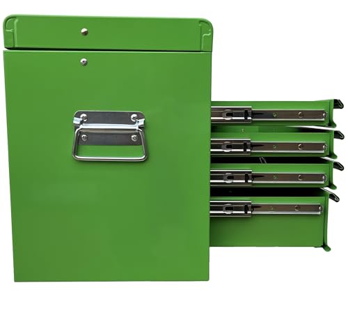 Workington Portable Metal Tool Chest with 6 Drawers, 24" 6-Drawer Tool Chest Cabinet with Ball Bearing Drawer Slides, Steel Tool Storage Box Organizer 4005 Pink