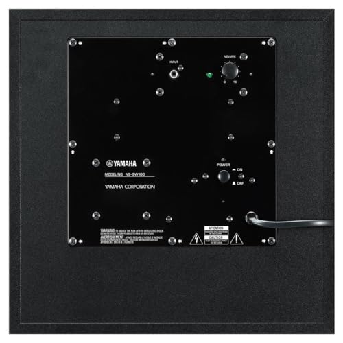 Yamaha Audio 10" 100W Powered Subwoofer - Black (NS-SW100BL)