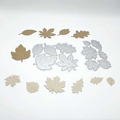 Metal Mushroom Agaric Die Cuts Fungus Swamm Leaf Lamp Tree Cutting Dies Embossing Stencils Template Mould for Card Making Decoration and DIY Scrapbooking Album