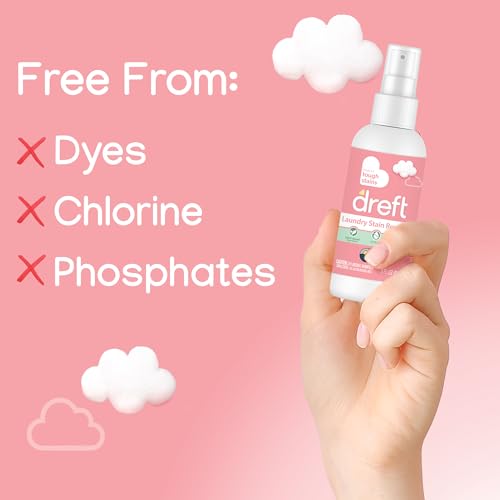 Baby Gifts Set by Dreft, Baby and Mom Gift Set with Liquid Laundry Detergent, Laundry Stain Remover, Stain Remover Pen & All Purpose Cleaner Spray, Great for Baby Showers