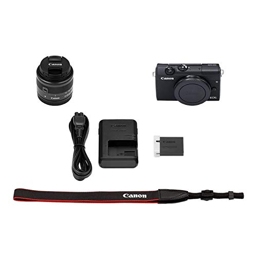 Canon EOS M200 Mirrorless Digital Vlogging Camera, Content Creator Kit, with Tripod, Memory Card, and Detachable Wireless Remote