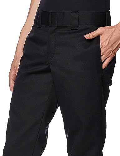 Dickies mens Flex Work Slim Straight Fit Pants, Charcoal, 33W x 32L US