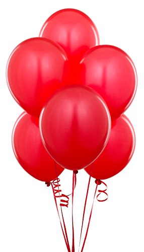 White Pearlized Latex Balloons - 12" (Pack Of 100) - Stunning & Long-Lasting For Parties, Events, & Celebrations