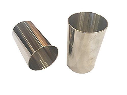 (Pack of 2) Round Food Ring, Stainless Steel (1.75" D x 3"H)