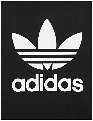 adidas Originals Kids' Adicolor Trefoil Tee, Black/White, XX-Small