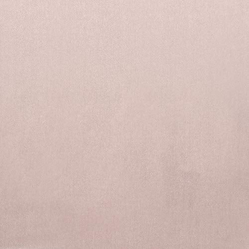 TOWN & COUNTRY LUXE Velour Solid Heavyweight Indoor Curtains, Light Filtering Opacity, Triple Pinch Pleat Top, Plush Velvet, 2-Pack Set, 63", Blush