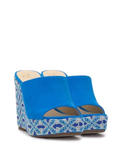 Jessica Simpson Women's SHANTELL4 Wedge Sandal, Tobacco, 11