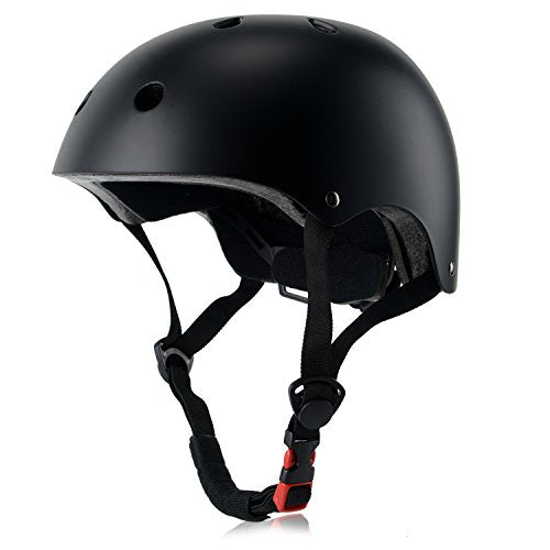 Kids Bike Helmet, Adjustable and Multi-Sport, from Toddler to Youth, 3 Sizes (Green)