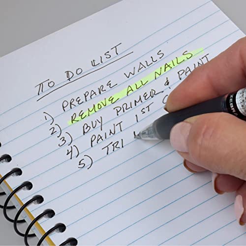 Zebra Pen Sarasa Mark ON Gel Retractable Pen, Fine Point, 0.5mm, Black Ink, 12-Pack