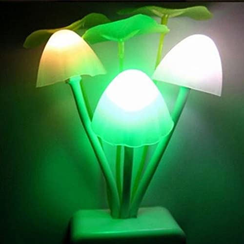 Tuelaly Cute Night Light, 5PC Creative Mushroom LED Avatar Night Light Bed Saving Sensor Light Lamp Romantic