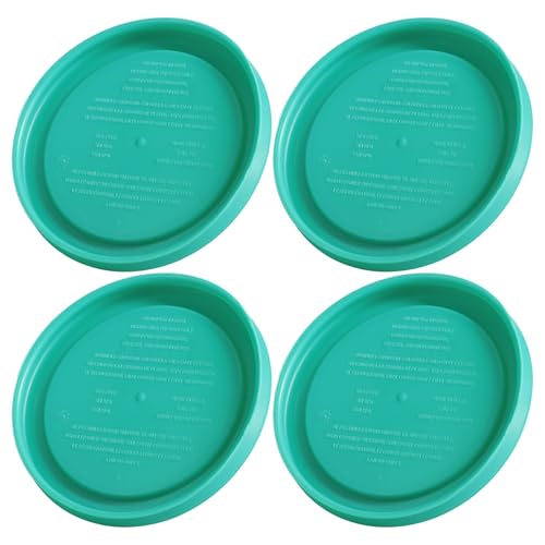 Pyrex 7202-PC 1-Cup Green Food Storage Replacement Lid (4-Pack) - Made in USA