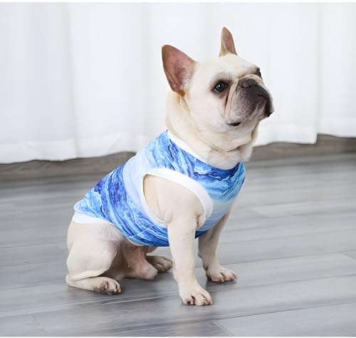 SHIAOMIN Dog Cool Vest Instant Cooling Bulldog Clothes on Summer for Small to Medium Dogs and Cats (Medium)