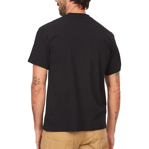 MARMOT Men's MMW Gradient Short Sleeve Tee, Black, Small