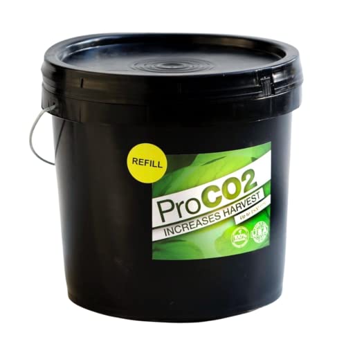 CO2 Boost for Indoor Grow Tent - Ready to Use - Natural Carbon Dioxide CO2 Boost for Indoor Grow Rooms - One XL CO2 Bucket Covers up to an 4'x4’ Area - Pro CO2 XL Bucket