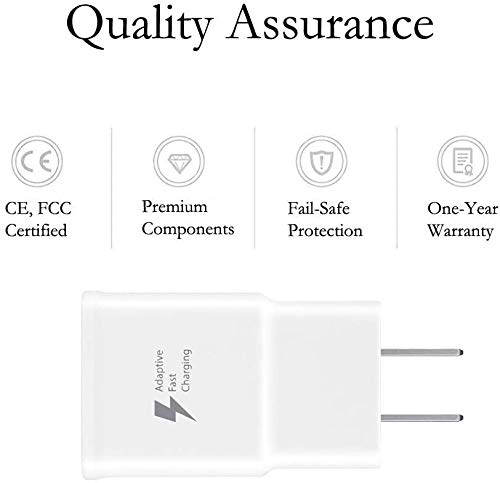 Designed for Samsung Galaxy Tablet,Adaptive Fast Charger for Samsung Galaxy Tab A 10.1/8.0/7.0/9.7,Tab E Tablet,S7,S7 Edge S6,S6,Note 4 Tab S 10.5,A 9.7,4 and More