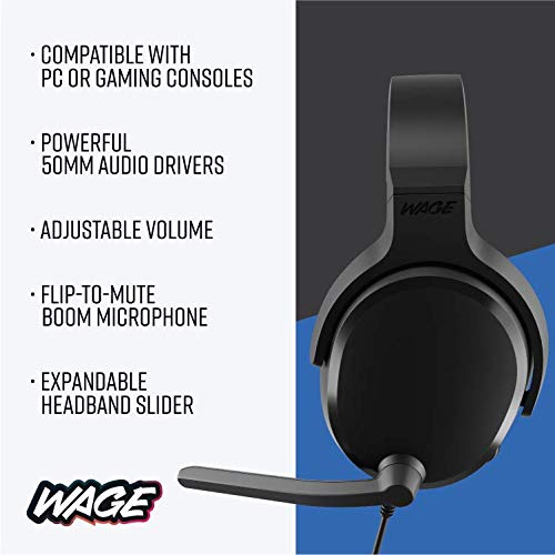 Wage Universal Gaming Headset - Black/Green (WMANY-N080)